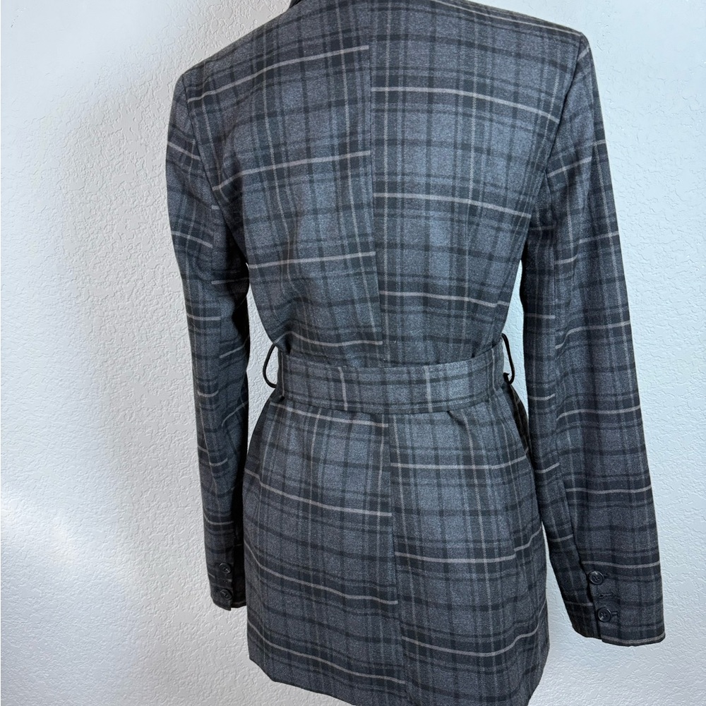 4th and Reckless Plaid Blazer M - Picture 5 of 10